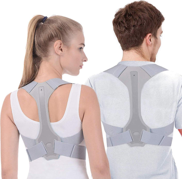 Posture Corrector for Men & Women - Adjustable Shoulder Posture Brace - Adjustable Upper Back Brace - Invisible Thoracic Back Brace for Hunching (L)