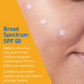 Cerave 100% Mineral Sunscreen SPF 50, Face Sunscreen with Zinc Oxide & Titanium Dioxide, Hyaluronic Acid + Niacinamide + Ceramides, Oil Free,