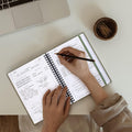 Beautiful To Do List Notebook - Aesthetic Daily Planner to Easily Organize Your Tasks And Boost Productivity - Stylish Undated ADHD Planner Gift