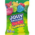 JOLLY RANCHER Sour Gummies Assorted Fruit Flavored Candy Bag, 6.5 oz Sour 6.5 Ounce (Pack of 1)