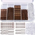 Teenitor 300Pcs Bobby Pins Hair Pins, Hair Pin for Women Bobby Pins Brown