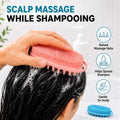 2 Pack Silicone Body Scrubber, Loofah Double-Sided Body Brush,Shower Scrubber and Scalp Massager Shampoo Brush for Sensitive Kids Women Men All