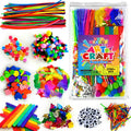 WAU CRAFTS Arts and Crafts Supplies for Kids - 1750 pcs Crafting for School Kindergarten Homeschool - Supplies Set for Craft Art - Supply Kit for