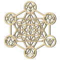 Bnesi 11.8" Metatron's Cube Wall Decor Sacred Geometry Wall Art,Crystal Grid Sacred Geometry Meditation Wall Art Decor (Metatron's Cube) | Laser