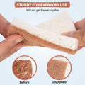 Natural Dish Sponge 24 Pack, Non-Scratch Scrub Sponge, Eco Multipurpose Kitchen Sisal Fiber Cellulose Sponge, Odor-Less Dual-Sided for Dish