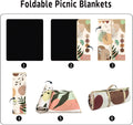 Supfitness Extra Large Picnic Blankets Waterproof Foldable (60 "x 80") Beach Blanket Waterproof Sandproof,3-Layer Thicking Mat Outdoor Packable