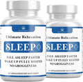 Relaxation Sleep Aid, Natural Non-Habit Forming, Sleep Supplement Developed to Support for Longer & Better Sleep, Chamomile, Magnesium, Melatonin,