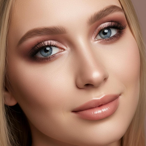 Lamora Eyeshadow Palette Makeup - Eye Makeup Palette with 16 Highly Pigmented Matte & Shimmer Shades - Vegan & Blendable Nude Exposed