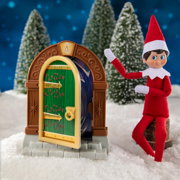 The Elf on the Shelf Magical Elf Door Kit | Includes four interchangeable North Pole door designs for magical Scout Elf arrivals and scenes. Scout