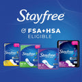 Stayfree Maxi Pads for Women, Super - 66 Count