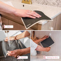 Papaya Reusable Paper Towels 4-Pack - 4 Sheets + 2 Hooks, Quick Drying, No Odor, 1 Sheet Replaces 17 Rolls, Washable Kitchen Cloth, Sustainable