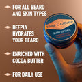 King C. Gillette Soft Beard Balm, Deep Conditioning with Cocoa Butter, Argan Oil and Shea Butter 3.4 Ounce (Pack of 1) Beard Balm