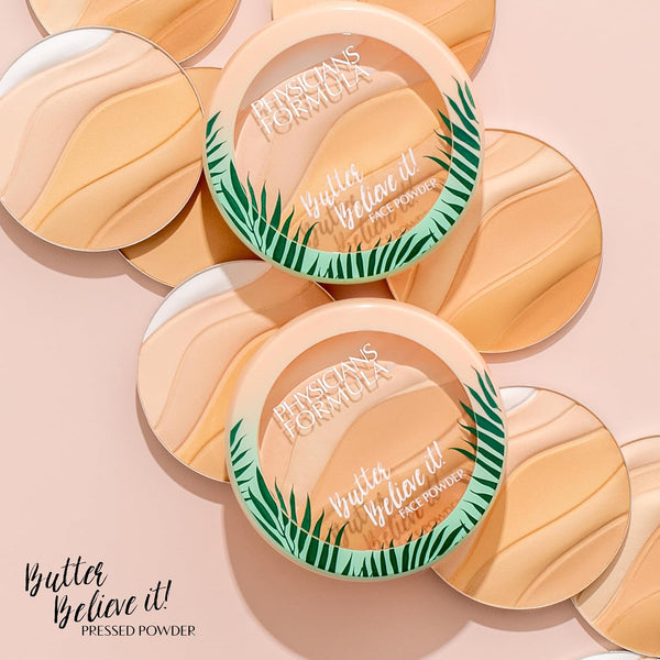 Physicians Formula Butter Believe It! Pressed Powder Creamy Natural | Dermatologist Tested, Clinicially Tested