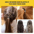 Hicarer 1000 pcs Mini Rubber Hair Bands 1/2 Soft Elastic Bands for Woman Hair Braids Ponytails & Beards Small Dreadlocks, Wedding Hairstyle and