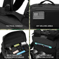 50L Military Tactical Backpack for Men,Water Resistant Day Backpack Molle Army 3 Days Assault Pack Bug Out Bag,Heavy Duty Hiking Treeking Gym