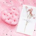 Birthday Gifts for Women Self Care Gifts Get Well Soon Gifts, Rose Relaxing Spa Gifts Basket Care Package W/ Luxury Flannel Blanket, Unique