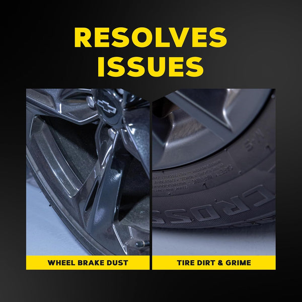 Meguiar'S Hot Rims Wheel & Tire Cleaner, Powers through Brake Dust & Grime Ã¢ÂÂ 24 Oz Spray Bottle