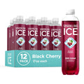 Sparkling Ice, Black Cherry Sparkling Water, Zero Sugar Flavored Water, with Vitamins and Antioxidants, Low Calorie Beverage, 17 Fl Oz Bottles