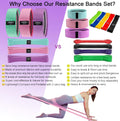 Fabric Resistance Bands for Working Out, 3 and 4 Levels Booty Bands Long Resistance Bands for Women and Men | Elastic Bands for Exercise Bands