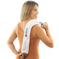 Carex Bed Buddy Heat Pad And Cooling Neck Wrap - Microwave Heating Pad For Sore Muscles - Cold Wrap Pack For Aches and Pain White Neck Unscented