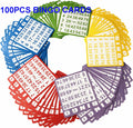 Yuanhe Jumbo Bingo Game Set - 11 Inch Tall Metal Cage with Calling Board, 7/8" Bingo Balls, 500 Bingo Chips,100 Bingo Cards for Large Group Games
