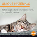 K&H PET PRODUCTS Self-Warming Cat Bed Pad, Self Heating Pad for Outdoor Cat Houses, Warming Mat for Indoor Pet Beds & Furniture, Reversible