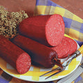 Hi Mountain HUNTER'S BLEND Summer Sausage Seasoning Kit | Complete sausage-making kit with seasoning, cure & 10 casings. Makes 30 lbs for beef,