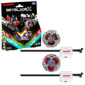Beyblade X Transformers Collab Optimus Prime 4-60P vs. Megatron 4-80B Multipack Set with 2 Tops & 2 launchers; Battling Top Toys for 8 Year Old