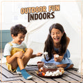 Nostalgia Tabletop Indoor Electric S'mores Maker - Smores Kit With Marshmallow Roasting Sticks and 4 Trays for Graham Crackers, Chocolate, and
