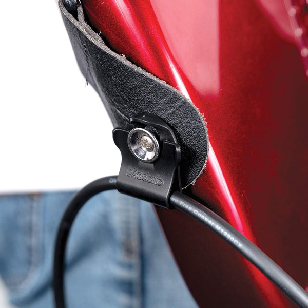 D'Addario Dual-Lock Guitar Strap Lock - Guitar Strap Locks Set - Protect Your Instrument with No Modifications or Hardware - Secures Cables - Easy