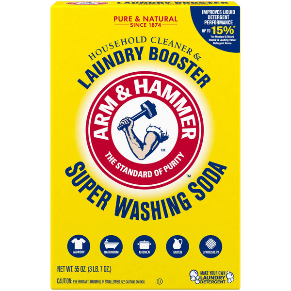 Church & Dwight Co 03020 Arm & Hammer Super Washing Soda Multi 55 Ounce (Pack of 1)