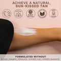 Beauty by Earth Self Tanner - USA Made with Natural & Organic Ingredients | Moisturizing Self Tanning Lotion with Aloe Vera & Coconut for a