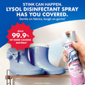Lysol Disinfectant Spray, Sanitizing and Antibacterial Spray, for Disinfecting and Deodorizing, Early Morning Breeze, 1 Count, 19 Fl Oz Each