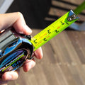 Komelon 425IEHV High-Visibility Professional Tape Measure Bother Inch and Engineer Scale Printed 25-Feet by 1-Inch, Chrome 7.6 m Tape Measure