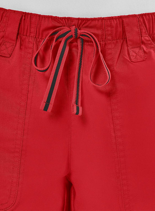 Maevn Women's Blossom Signature Ladies Adjustable Functional Pants X-Large Red