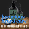 Bluebyrd Pure & Simple Unscented Beard Oil - For Sensitive Skin -100% Natural Conditioner and Softener For Men - Hydrates and Moisturizes for