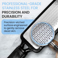 Colossal Foot rasp Foot File and Callus Remover. Best Foot Care Pedicure Metal Surface Tool to Remove Hard Skin. Can be Used on Both Wet and Dry