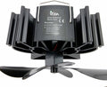 VODA 4-Blade Heat Powered Stove Fan for Wood/Log Burner/Fireplace Increases 80% More Warm Air than 2 Blade Fan
