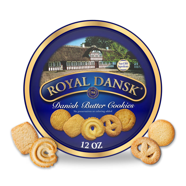 Royal Dansk Danish Cookie Selection, No Preservatives or Coloring Added, 12 Oz. 