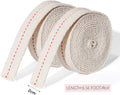 Flat Cotton Wick, 2 Rolls/13 Feet - 3/4 Inch Lantern Wick for Kerosene & Paraffin Oil