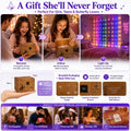 Butterfly Curtain Fairy Lights USB Plug in,8 Modes 120 LED 19.7FT Firefly Twinkle Timer String Lights with Remote, Waterproof Copper Wire for