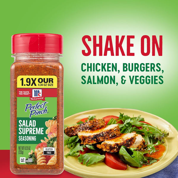 Mccormick Perfect Pinch Salad Supreme Seasoning, 8.25 Oz