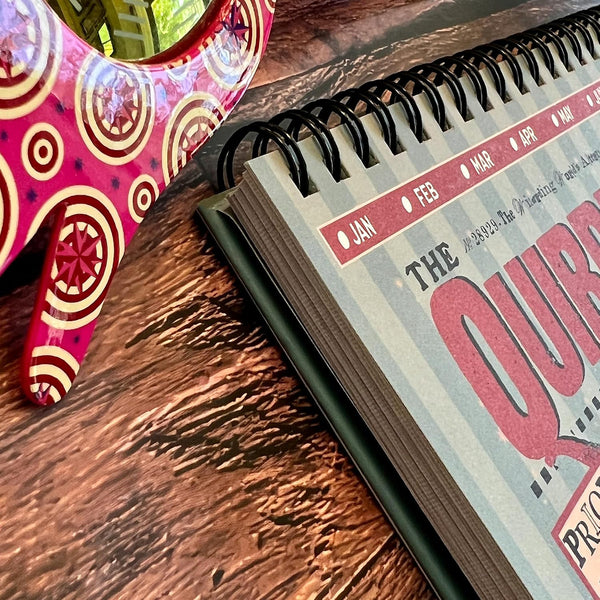 Conquest Journals Harry Potter The Quibbler Undated Weekly Spiral Planning Pad, 8'' x 10'', 52 Page, To-Dos, Priorities, Habit Tracker & Notes,