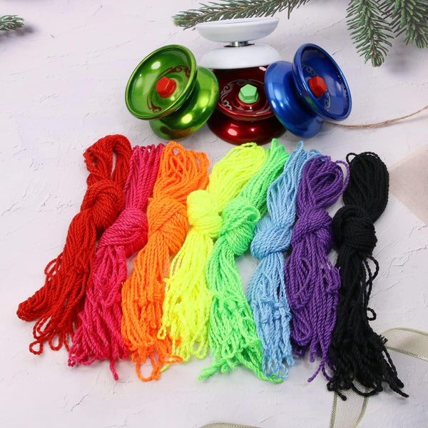 Penta Angel 80 Yoyo String (10 Each - Florescent Lime Green, Yellow, Orange，Blue ,Rose ,Red ,Black and White)