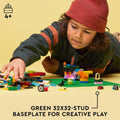 LEGO Classic Green Baseplate, Square 32x32 Stud Foundation to Build, Play, and Display Brick Creations, Great for Grassy Nature Landscapes,