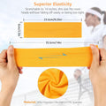 DiyJibb Headbands for Women, Stretchy Non Slip Soft Cotton Cloth Hair Bands for Sports, Workout, Yoga and Running, 7pcs Black, military green,