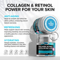 Simplyvital Collagen, Retinol & Hyaluronic Acid Cream - Anti-Aging Face Moisturizer for Face, Firming Skin Care Neck & DÃ©colletÃ© - Made in USA,
