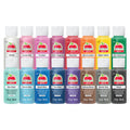 Apple Barrel, Vibrant Spectrum Collection Acrylic Craft Paint, Promoabiii, each, 16 assorted matte colors, 2 Fl Oz, 16 Count