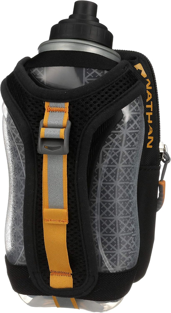 Nathan Speedview Flask, Handheld Water Bottle & Phone Case Holder, Insulated for Running & Walking, 18Oz