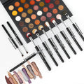 DUcare Makeup Brushes with Travel Bag 15Pcs Makeup Brush Set | Premium Synthetic Powder Foundation Contour Blush Concealer Eye Shadow Blending